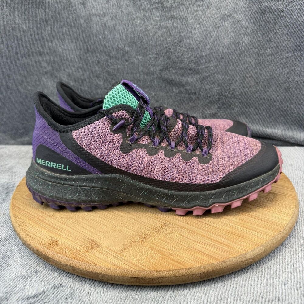 Merrell Trail Running Shoes Womens Size 9 Purple Mesh Sneakers J033644